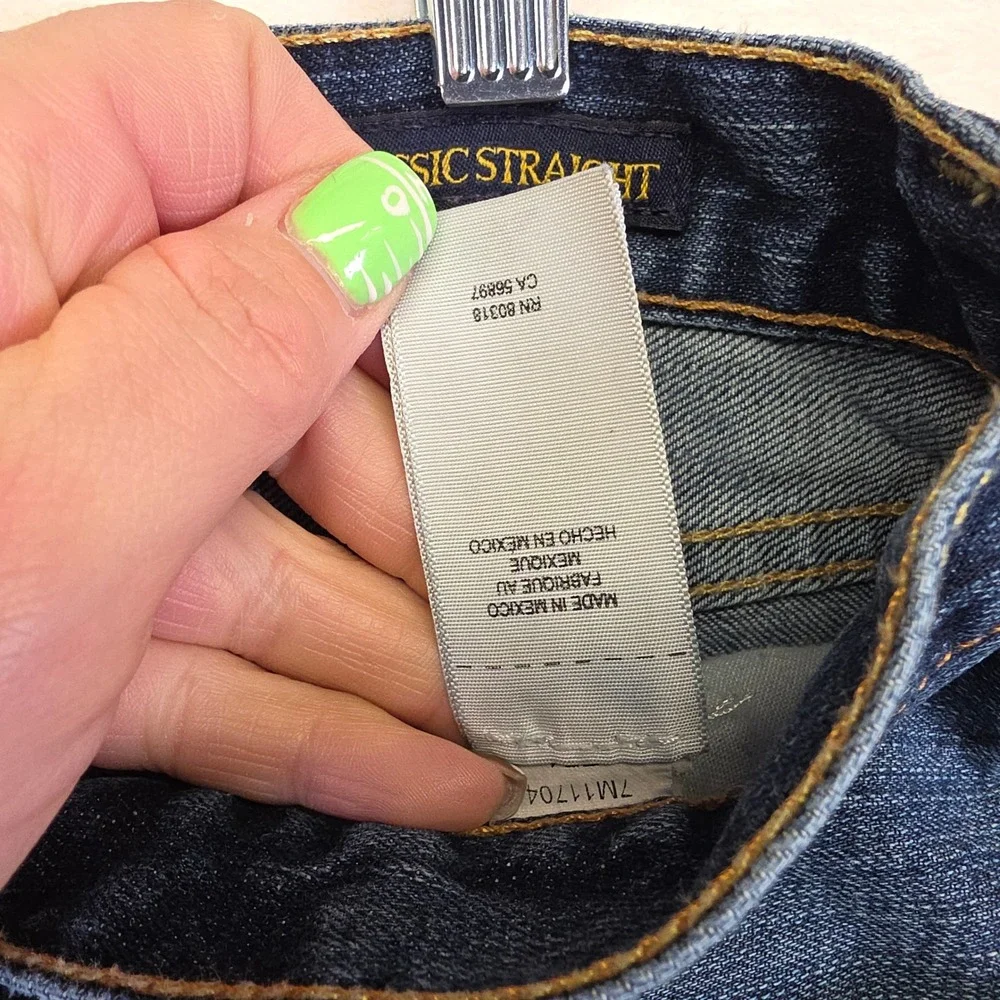 Lucky Brand Jeans Mens 33x30‎ Dark Wash 329 Classic Straight Casual Preppy